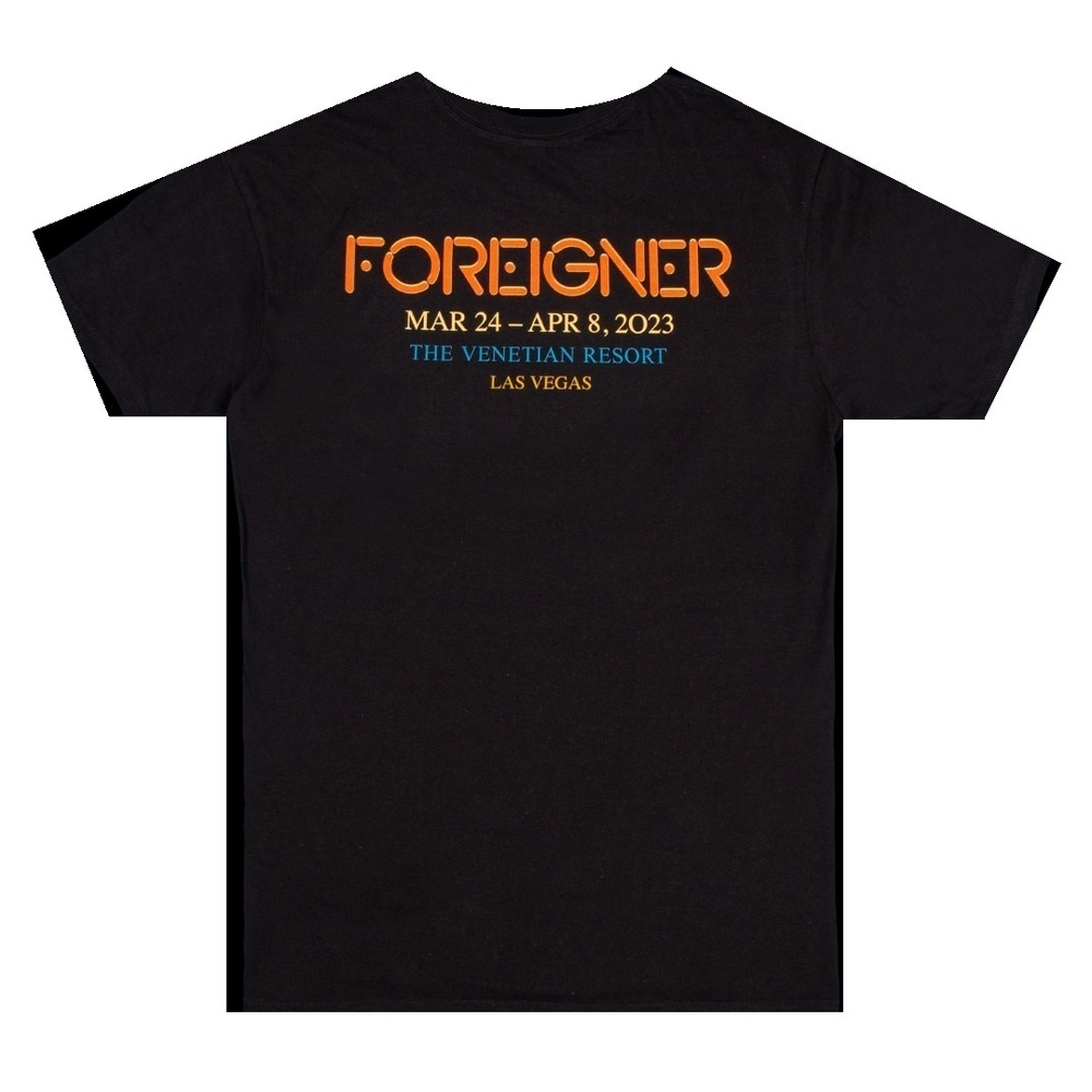 Vegas Sign Tee – Foreigner 2